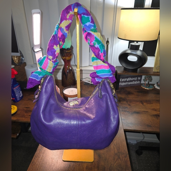 Coach Madison Hobo Bag - Purple - Picture 2 of 8